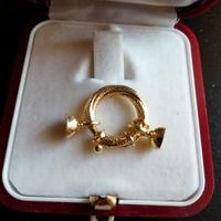 antica chiusura per collana in oro 18kt