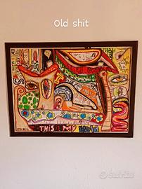 ¡old shit¡ quadro autoprodotto 