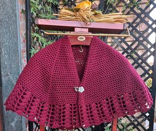 Mantellina della nonna, Scialle uncinetto