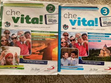 Che vita  2 e 3 testi scolastici
