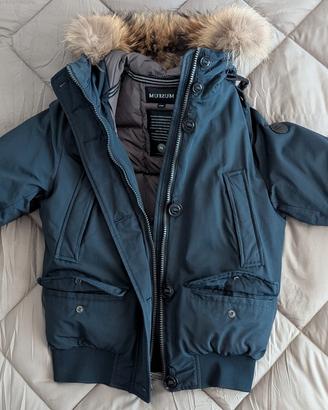 Giubbotto uomo MUSEUM con cappuccio e pelliccia