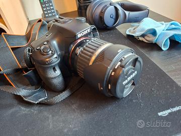 Sony SLT A57 + obiettivi + flash