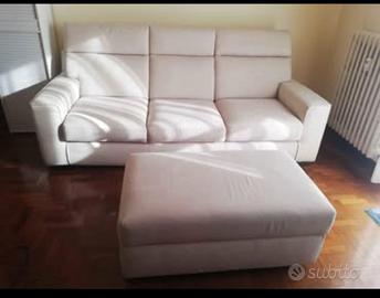 DIVANO NUOVISSIMO + POGGIAPIEDI CONTENITORE