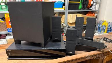 SISTEMA HOME THEATER SONY 5.1 CON LETTORE