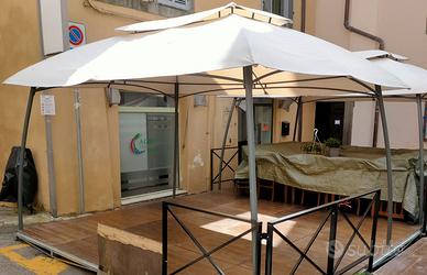 Gazebo Dehors in Metallo 3x2,5 mt con Telo – Ottim