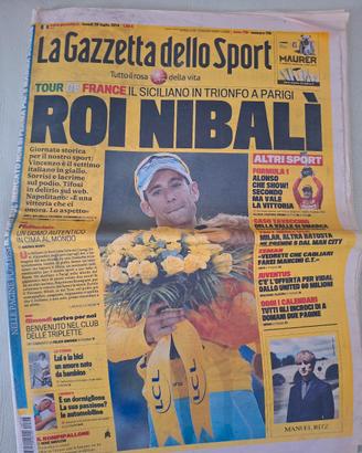 La Gazzetta dello sport  - Nibali Tour de France 2