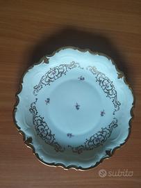 piatto vintage in porcellana finissima 