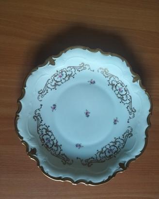 piatto vintage in porcellana finissima 