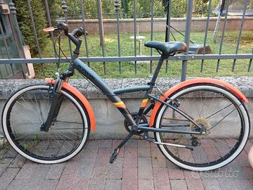 bicicletta B-twin 500S, 24 pollici