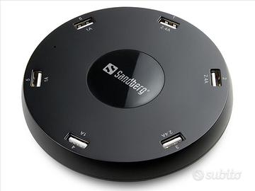 Ricarica USB postazione stazione 6 posti caricator