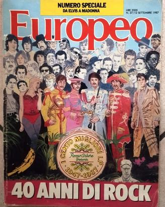 Europeo del 12 settembre 1987 - 40 anni di rock