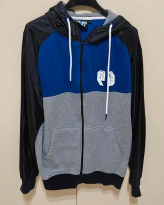 Felpa con cappuccio e zip sportiva Sneaker Freak L