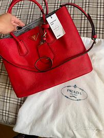 Borsa tote Prada rossa
