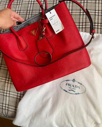 Borsa tote Prada rossa