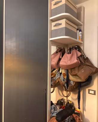 Cabina armadio angolare moderna