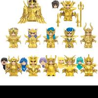 Minifigures cavalieri dello zodiaco d'oro