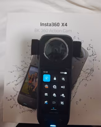 inasta 360 x4 con memoria esterna 512 gb e accesso