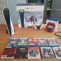 PS5 Edizione GodofWar + 6 giochi + 2 controller