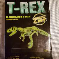 Modellino T-Rex fluorescente da montare