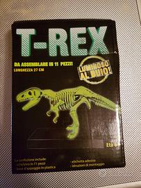 Modellino T-Rex fluorescente da montare
