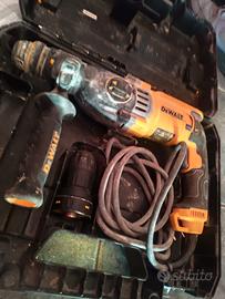 Trapano/demolitore dewalt SDS plus doppio mandrino
