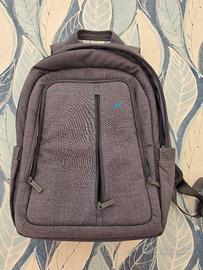 Rivacase – Zaino Laptop 15,6" – 17L – Grigio
