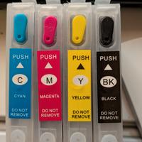 cartucce ricaricabili stampante hp T0711