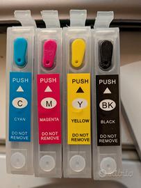 cartucce ricaricabili stampante hp T0711