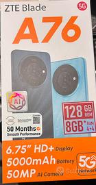 ZTE Blade A76 5G nuovo sigillato 128GB