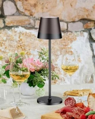Lampada da tavolo LED Touch Nera 