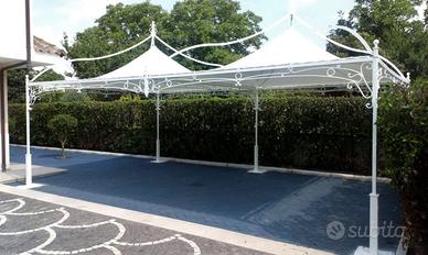 Gazebo ferro battuto da 6x3 metri