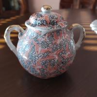 ZUCCHERIERA ANTICA PORCELLANA CINA ORIGINALE USATO