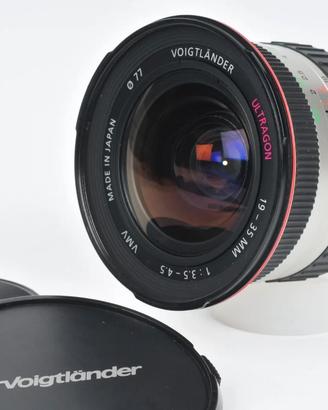 voigtländer zoom grandangolo 19-35 digitale  Canon