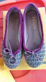 Scarpe bambina ballerina Fendi misura 28