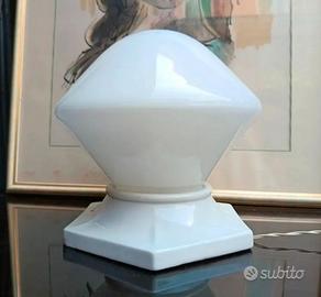 lampada Bauhaus opalina anni 30 VLG Omega
