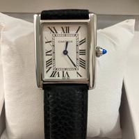 Cartier tank acciaio