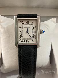 Cartier tank acciaio