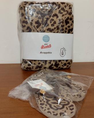 Kit Gocciole Accappatoio + Infradito. Ed. Limitata