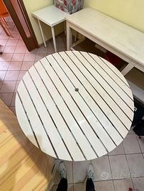 TAVOLO DA ESTERNO LEGNO MASSO