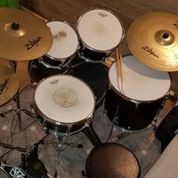 Batteria Tama Rhythm Mate completa + doppio pedale