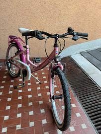 Bici bambina ruote da 20 cambio 6 marce