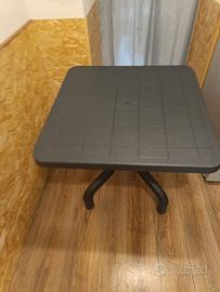 Tavoli da giardino  pieghevoli  colore antracide