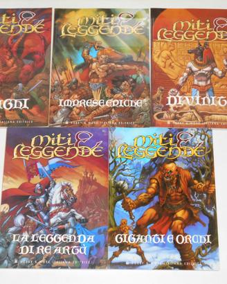 Miti e Leggende 5 Libri Collezione Hobby Work