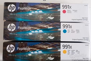 Kit Cartucce Originali HP991x, Nero/Black+Y+C+M