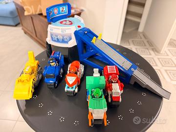 Paw patrol moto pups  con 5 motone personaggi