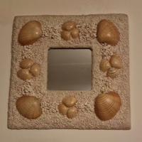 specchio artigianale conchiglie 