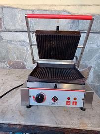 bistecchiera in acciaio + friggitrice in acciaio