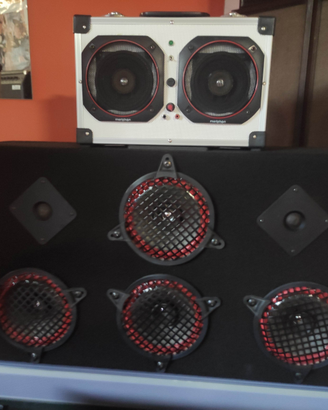 Casse audio amplificate professionali, luci ed eff
