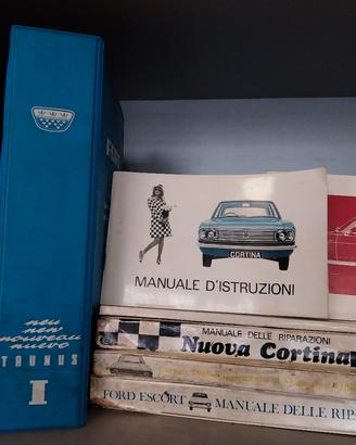 manuali officina Ford  anni 60