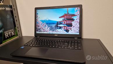 Notebook Acer ssd 15,6 pollici windows 10